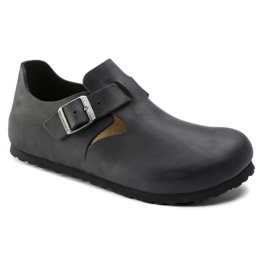 Birkenstock London Oiled Leather Black – Wesley's Shoes