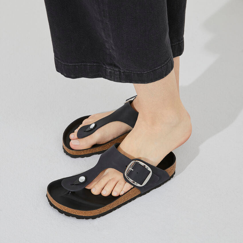 Birkenstock Gizeh Big Buckle Oiled Leather – Wesley's Shoes