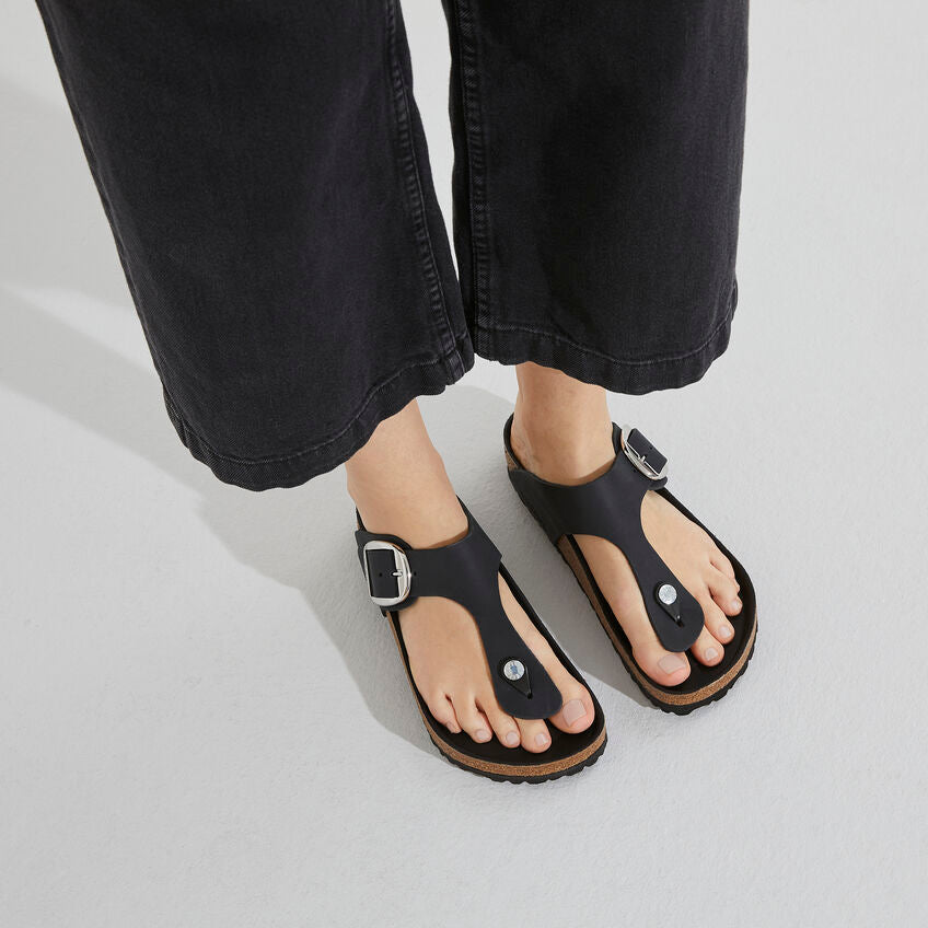 Birkenstock Gizeh Big Buckle Oiled Leather – Wesley's Shoes