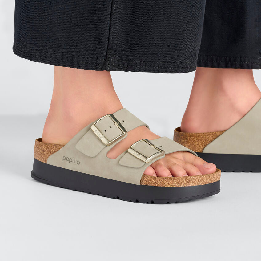 Birkenstock Arizona Platform Eucalyptus – Wesley's Shoes