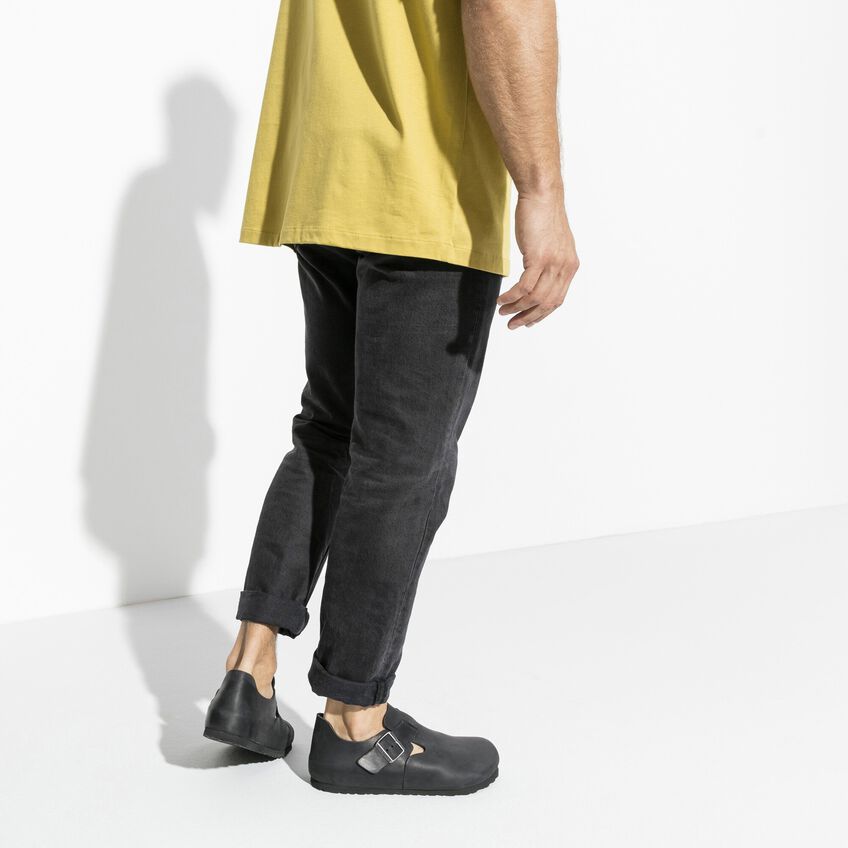 Birkenstock London Oiled Leather Black – Wesley's Shoes