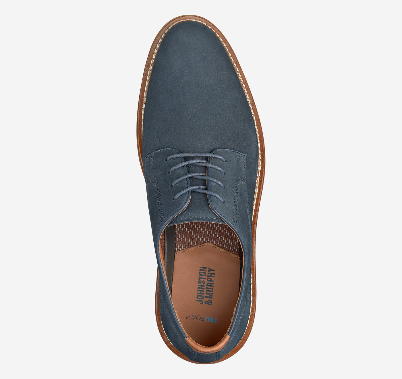 Johnston & Murphy Upton Plain Toe Navy