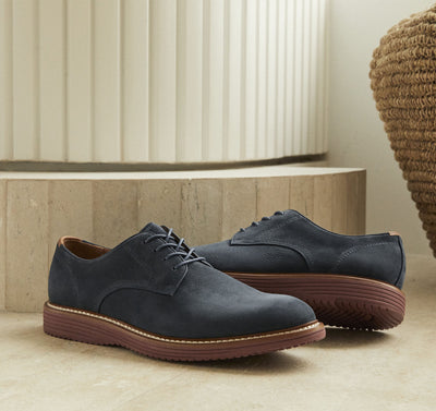 Johnston & Murphy Upton Plain Toe Navy