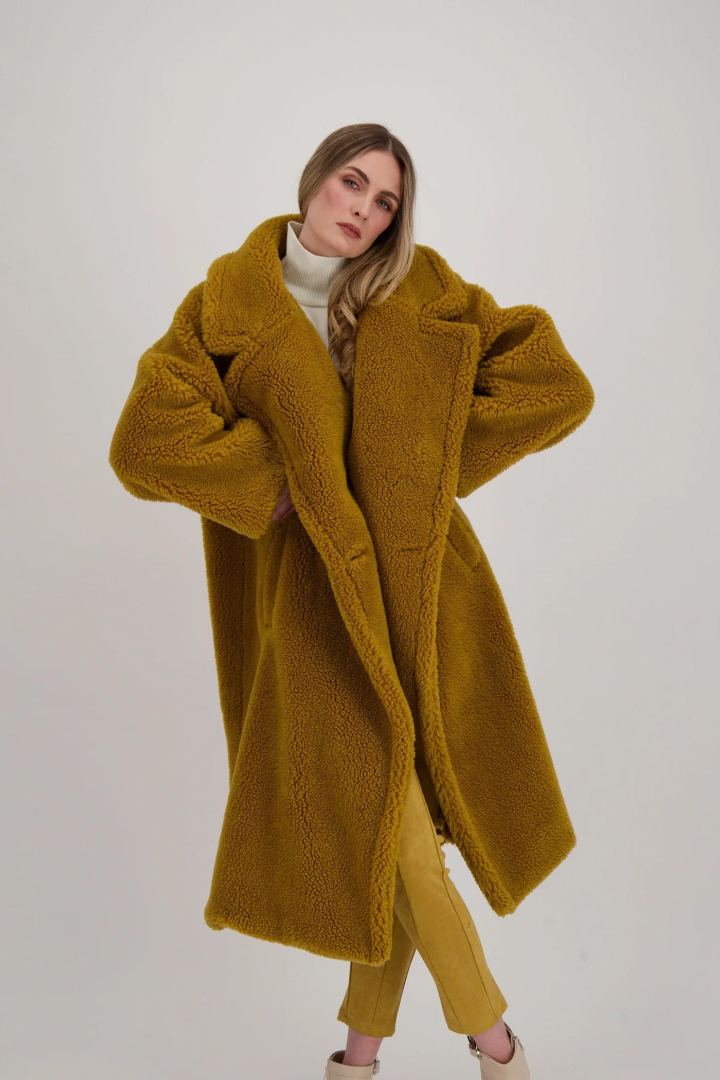 Faux Berber Teddy Coat