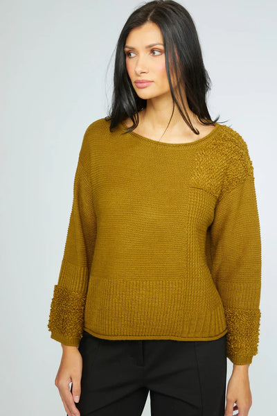 Olivia Plush Textured Knit Sweater