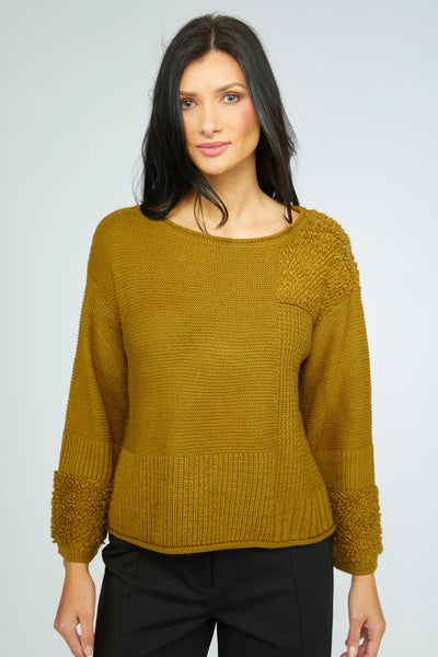 Olivia Plush Textured Knit Sweater
