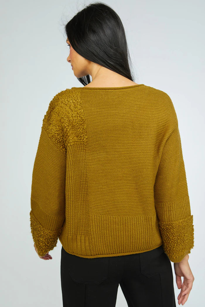 Olivia Plush Textured Knit Sweater