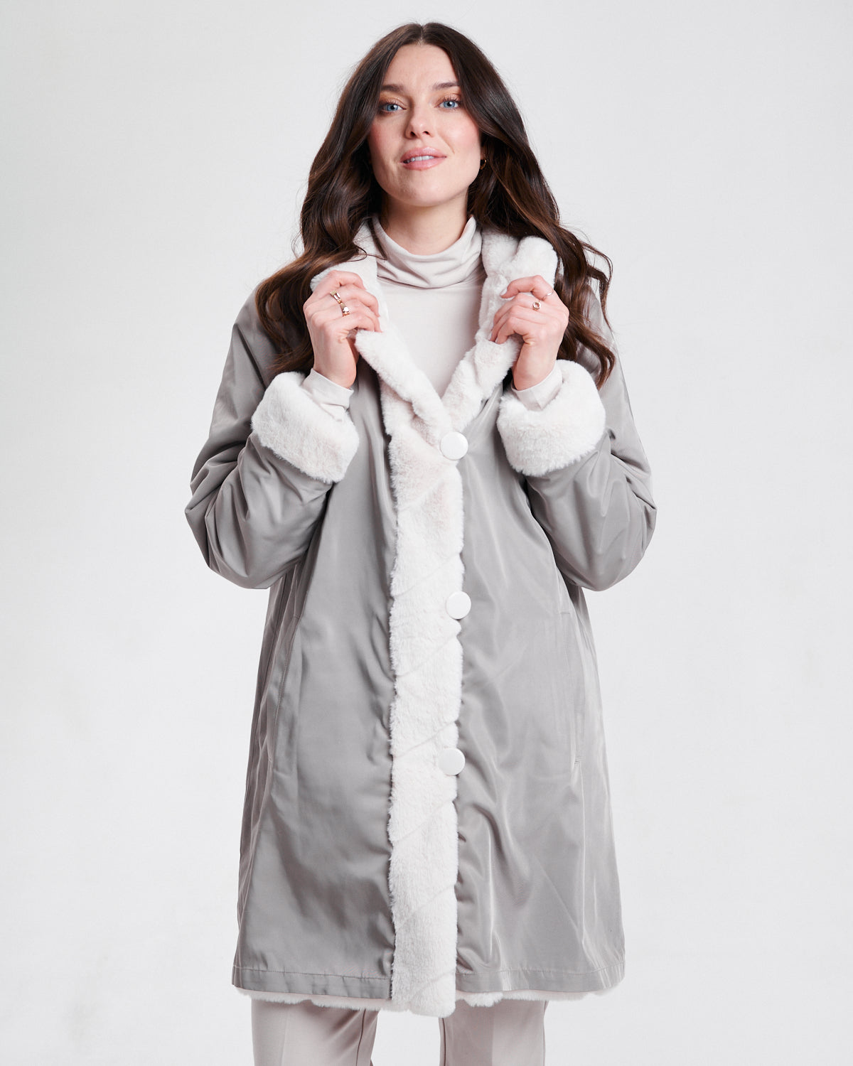 Nikki Jones Reversible Coat