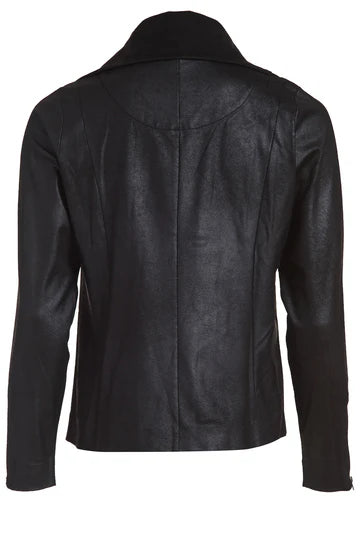 Duette NYC Vegan Matte Leather Biker Jacket - The Varick