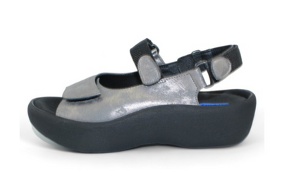 Wolky Jewel Grey Amalia Nubuck