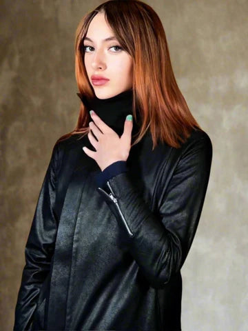 Duette NYC Vegan Matte Leather Biker Jacket - The Varick