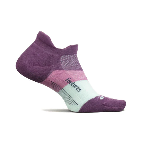 Feetures Elite No Show Tab Max Cushion Peak Purple