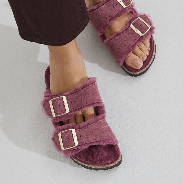 Arizona Shearling Suede Leather Midnight Blue | BIRKENSTOCK