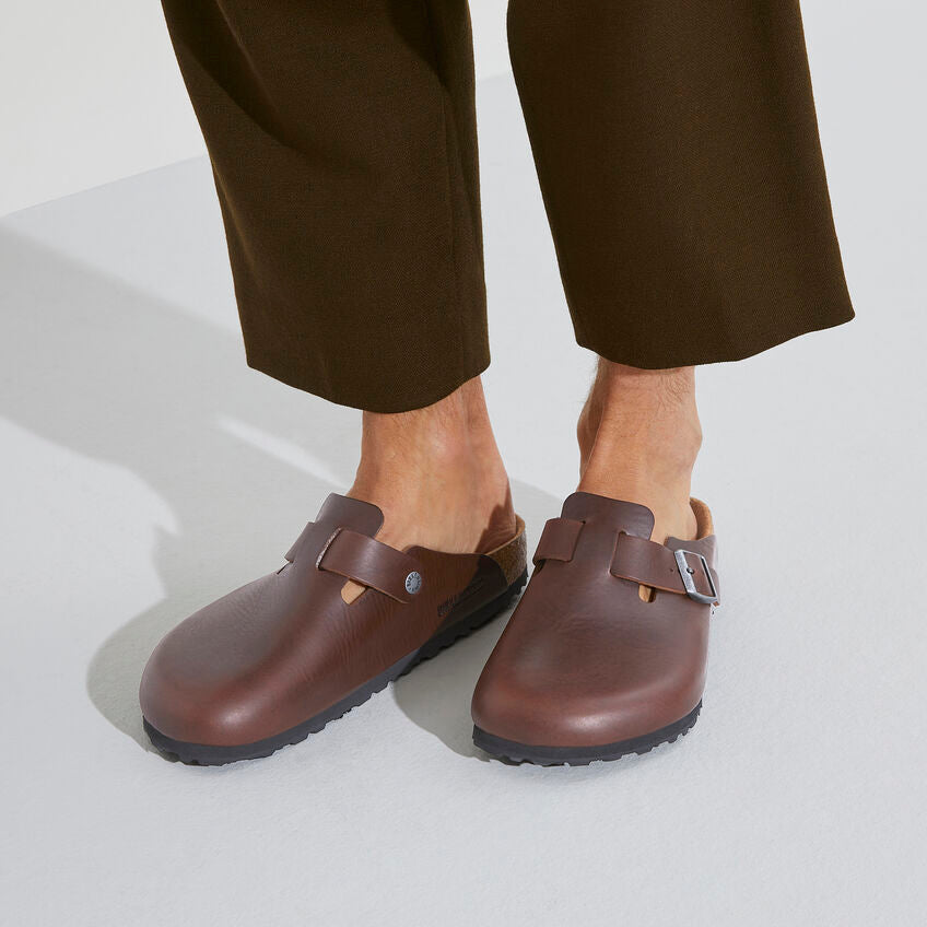 Birkenstock Boston Natural Leather – Wesley's Shoes